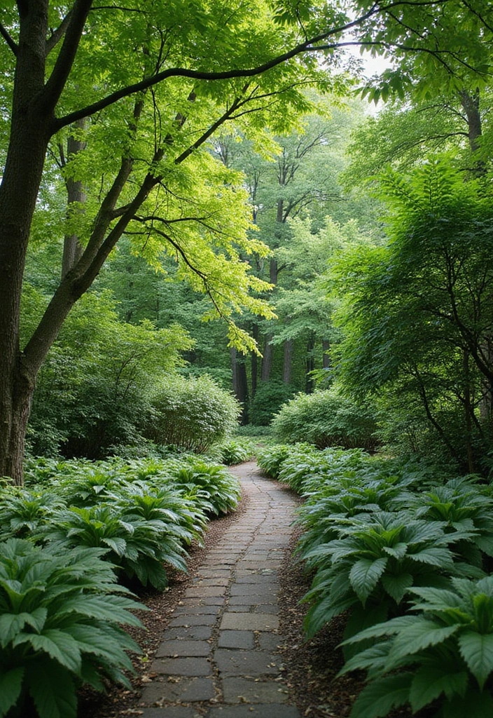 20 Stunning Low Maintenance Flower Beds to Transform Your Front Yard (You Won't Believe #4!) - 5. Shade-Loving Splendor