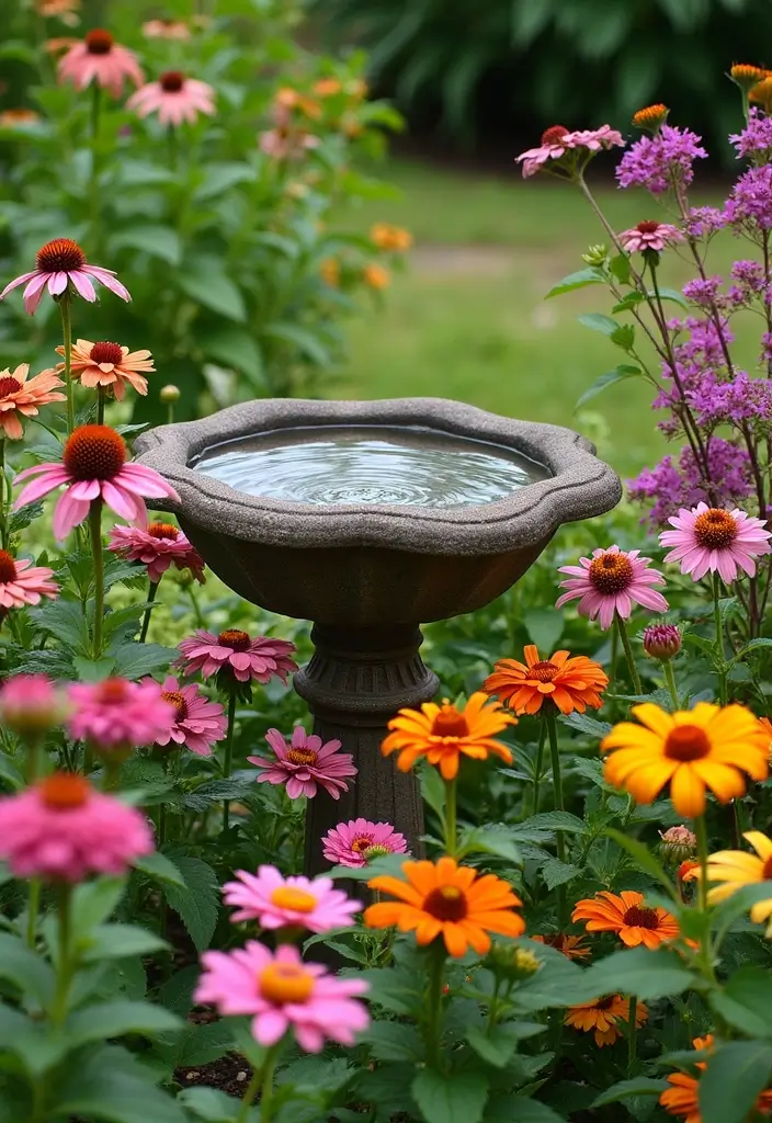 20 Stunning Low Maintenance Flower Beds to Transform Your Front Yard (You Won't Believe #4!) - 6. Buzz-Worthy Blooms