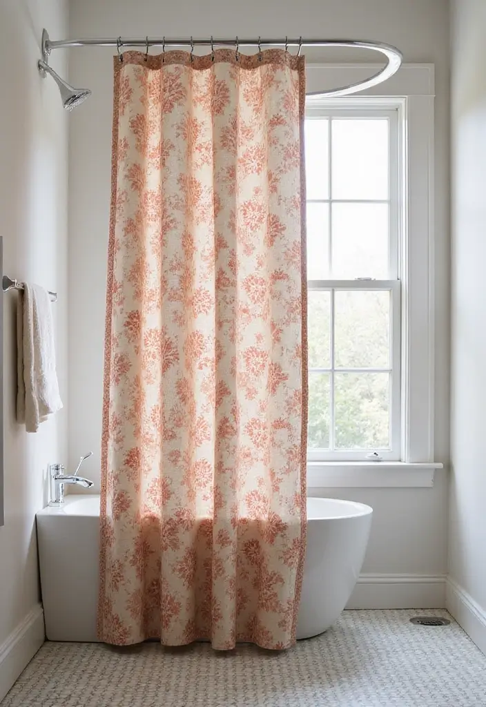 20 Stunning Modern Bathroom Ideas on a Budget for Small Spaces That Will Blow Your Mind! - 5. Stylish Shower Curtains