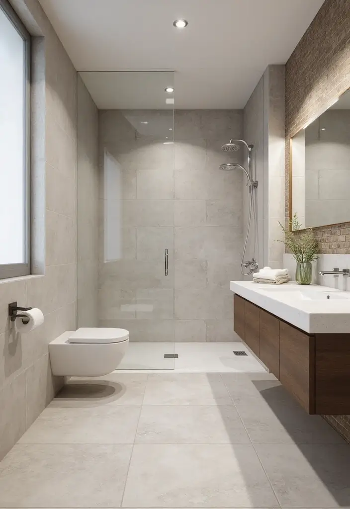 20 Stunning Modern Bathroom Ideas on a Budget for Small Spaces That Will Blow Your Mind! - 9. Tile It Right