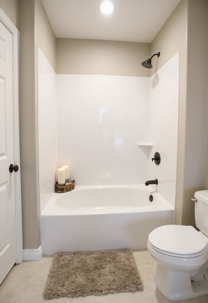 20 Stunning Small Bathroom Ideas on a Budget That Will Blow Your Mind! - 18. Bathtub Upgrades