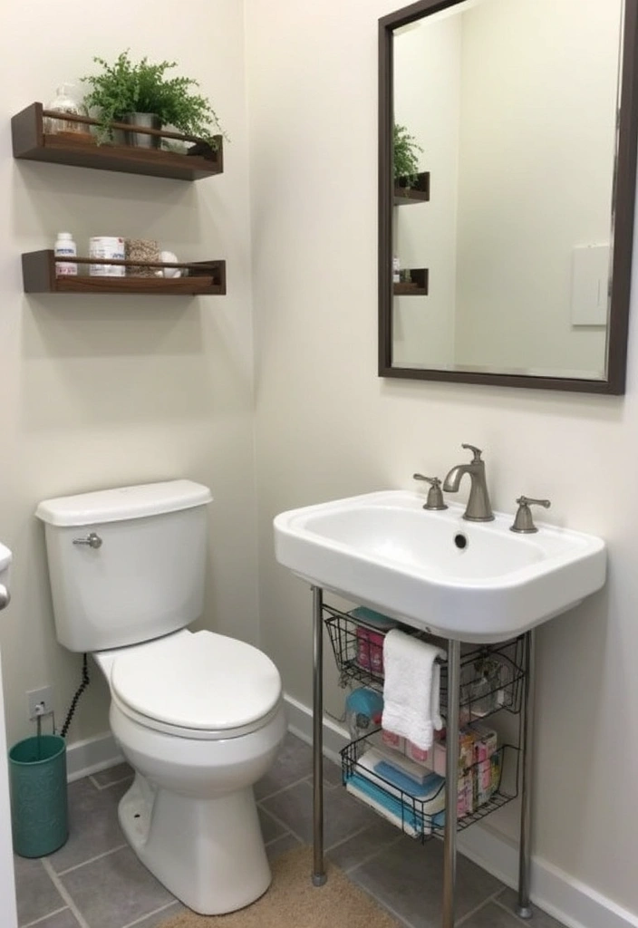 20 Stunning Small Bathroom Ideas on a Budget That Will Blow Your Mind! - 19. Compact Storage Solutions