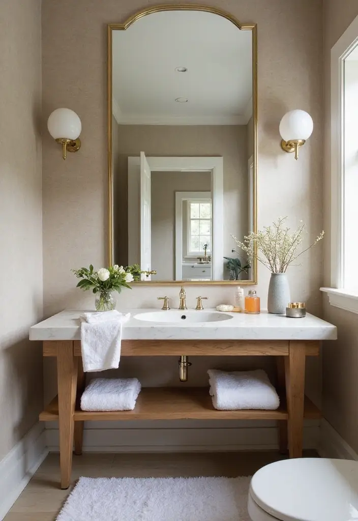 20 Stunning Small Bathroom Ideas on a Budget That Will Blow Your Mind! - 4. Mirrors to Expand Space