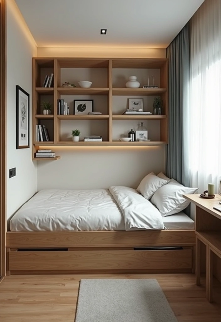 20 Stunning Small Bedroom Ideas with Single Beds That Will Transform Your Space! - 12. Smart Storage Solutions