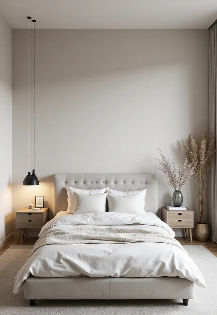 20 Stunning Small Bedroom Ideas with Single Beds That Will Transform Your Space! - 18. Monochromatic Magic