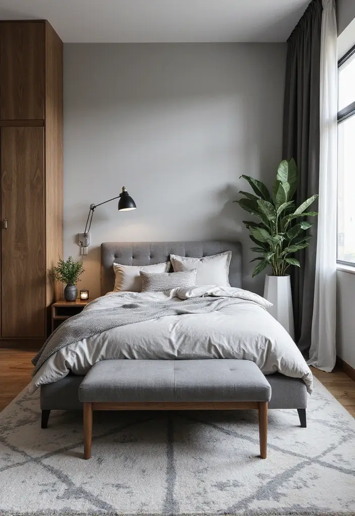 20 Stunning Small Bedroom Ideas with Single Beds That Will Transform Your Space! - 4. Contemporary Cool