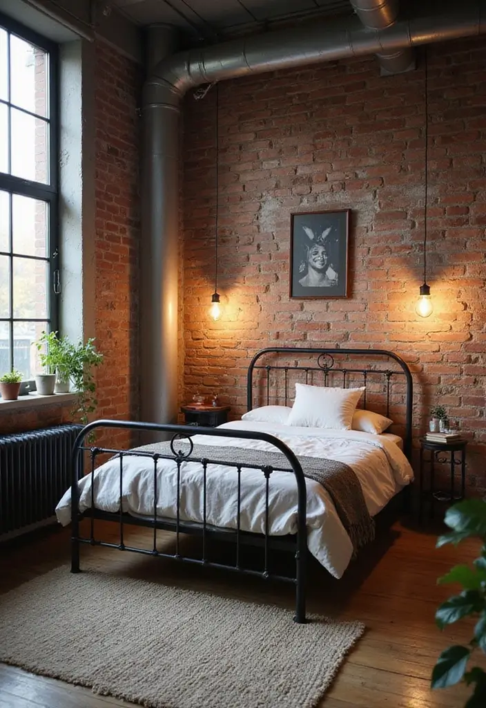 20 Stunning Small Bedroom Ideas with Single Beds That Will Transform Your Space! - 6. Urban Loft Style