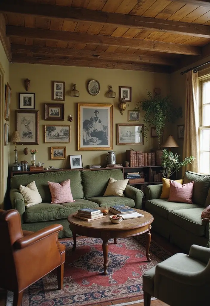 20 Vintage Warm and Cozy Living Room Designs That'll Make You Want to Snuggle Up! - 8. Personal Touches