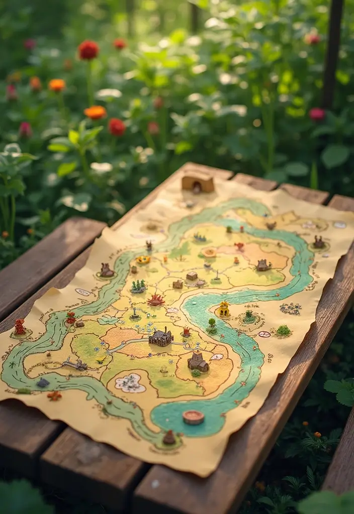 20 Whimsical Gardening Ideas for Kids That Will Make Them Love Nature (You Won't Believe #7!) - 17. Garden Treasure Maps