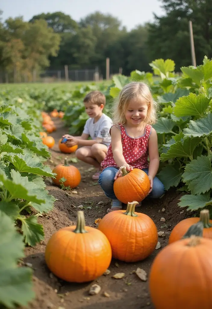20 Whimsical Gardening Ideas for Kids That Will Make Them Love Nature (You Won't Believe #7!) - 20. Grow Your Own Pumpkins