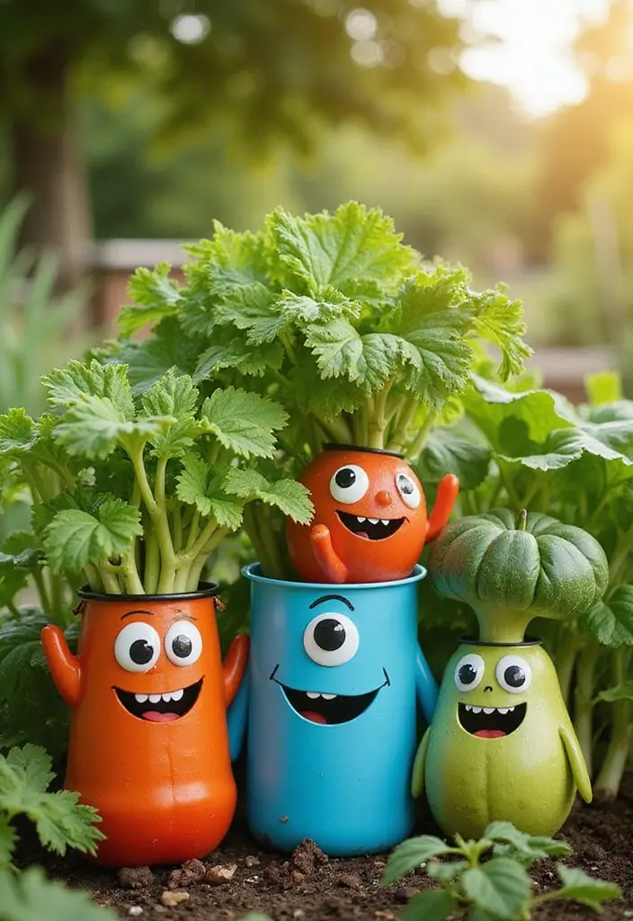 20 Whimsical Gardening Ideas for Kids That Will Make Them Love Nature (You Won't Believe #7!) - 3. Vegetable Monsters