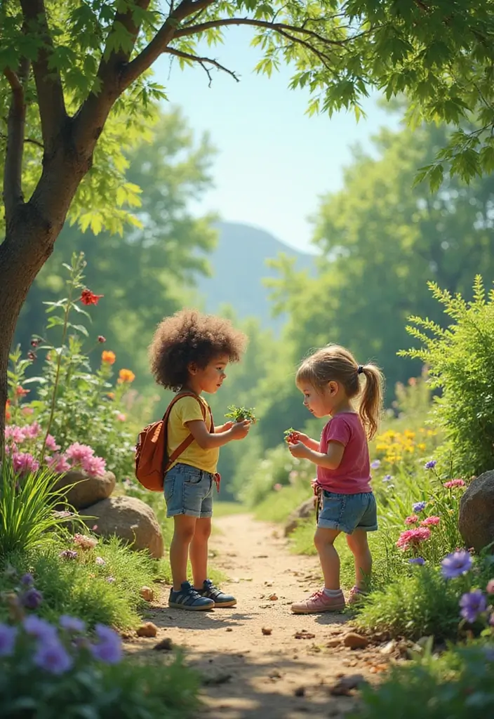 20 Whimsical Gardening Ideas for Kids That Will Make Them Love Nature (You Won't Believe #7!) - 4. Nature Scavenger Hunts