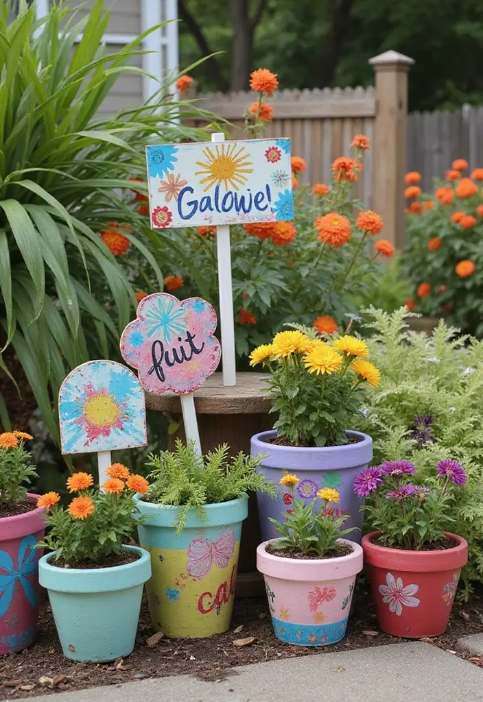 20 Whimsical Gardening Ideas for Kids That Will Make Them Love Nature (You Won't Believe #7!) - 5. Garden Art Projects