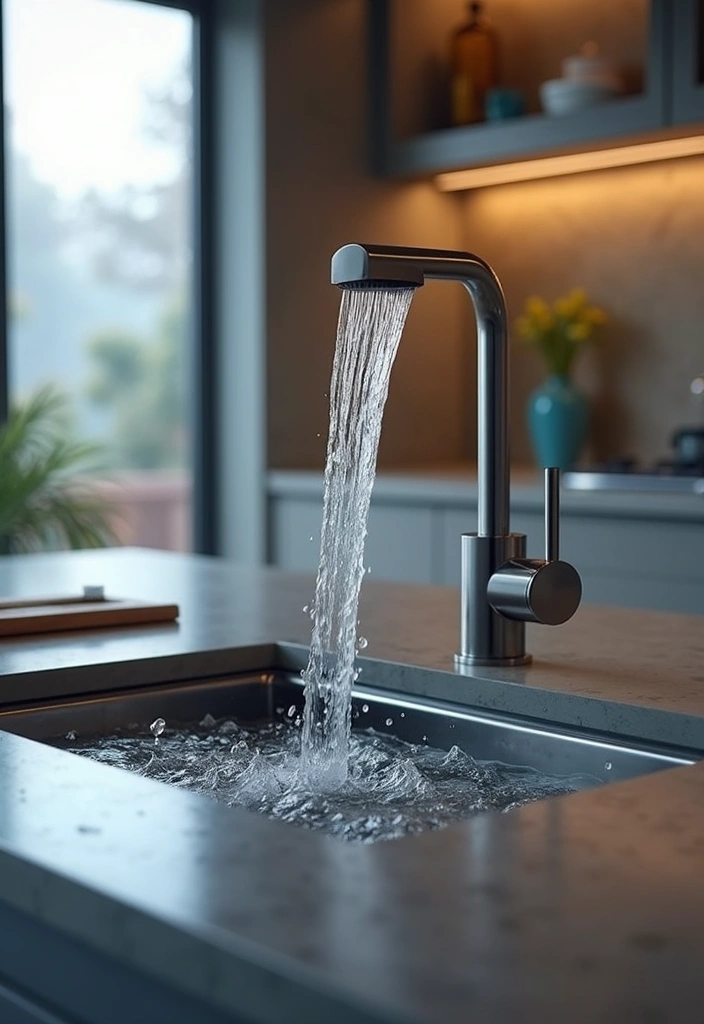 2025's Most Stunning Kitchen Faucets That Will Transform Your Space (You Won't Believe #3!) - 15. Waterfall Spouts