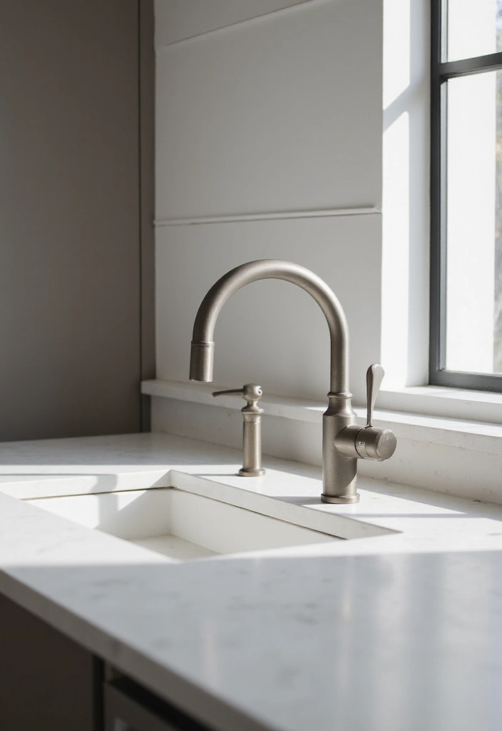 2025's Most Stunning Kitchen Faucets That Will Transform Your Space (You Won't Believe #3!) - 25. Minimalist Detailing