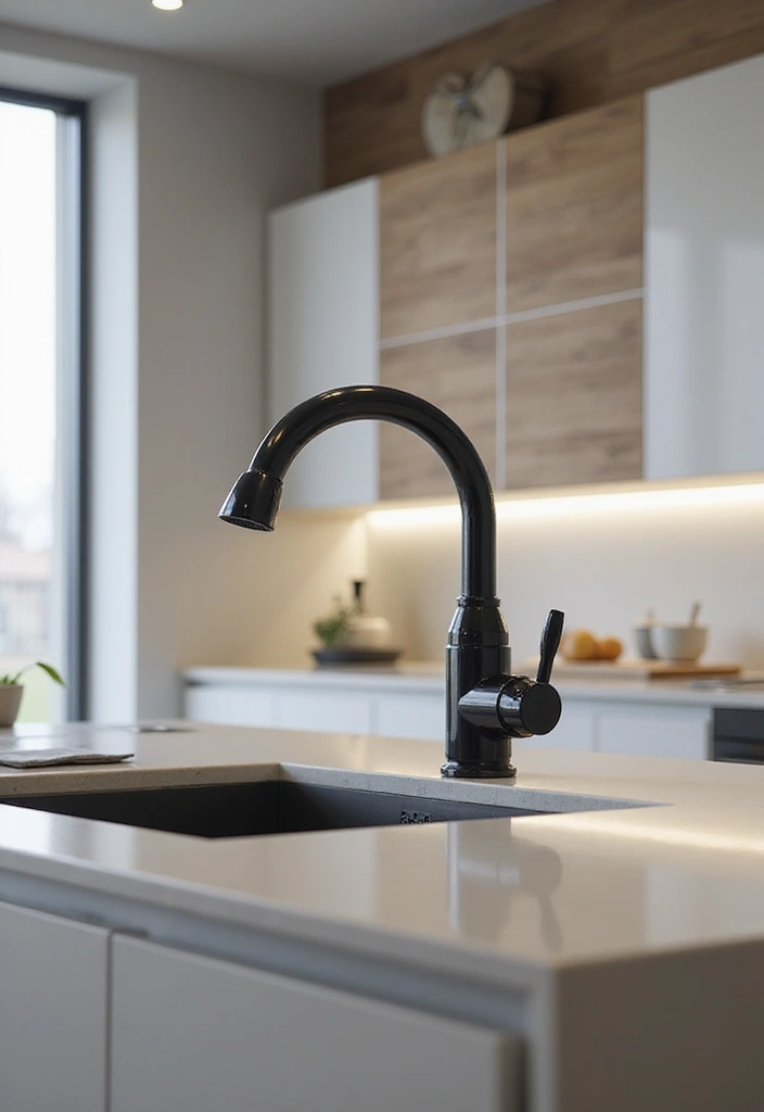 2025's Most Stunning Kitchen Faucets That Will Transform Your Space (You Won't Believe #3!) - 37. Geometric Designs