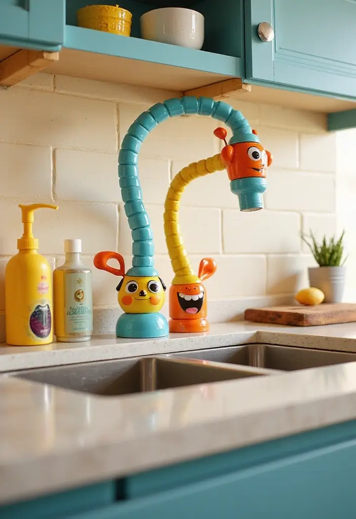 2025's Most Stunning Kitchen Faucets That Will Transform Your Space (You Won't Believe #3!) - 39. Fun and Funky Designs