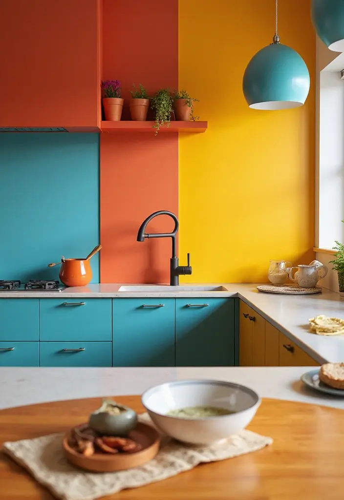 2025's Most Stunning Kitchen Faucets That Will Transform Your Space (You Won't Believe #3!) - 46. Color Blocking