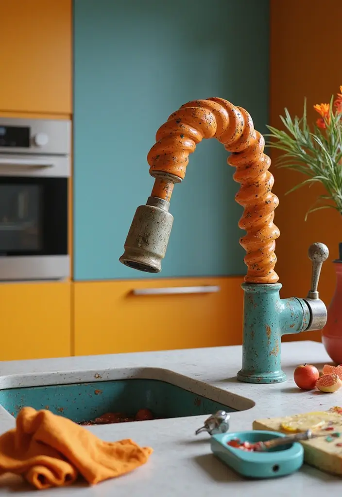 2025's Most Stunning Kitchen Faucets That Will Transform Your Space (You Won't Believe #3!) - 8. Artistic Statements