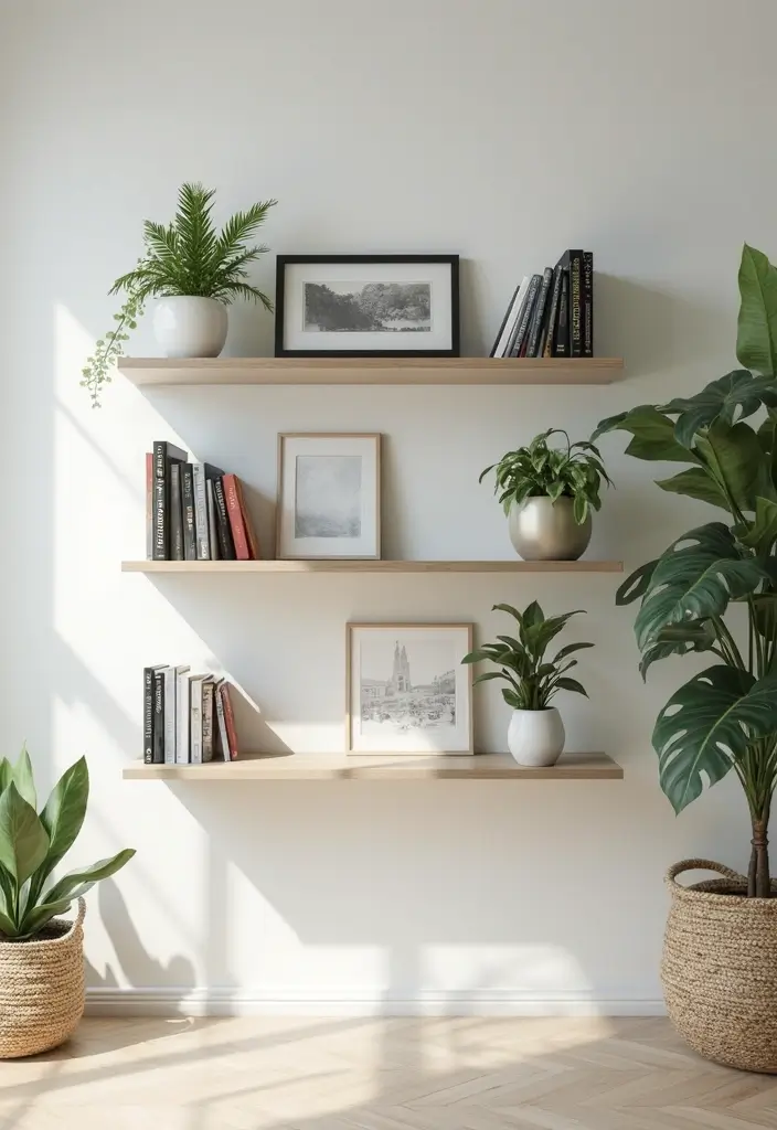21 Brilliant Storage Ideas for Small Spaces You Wish You Knew Sooner! - 1. Floating Shelves that Wow!