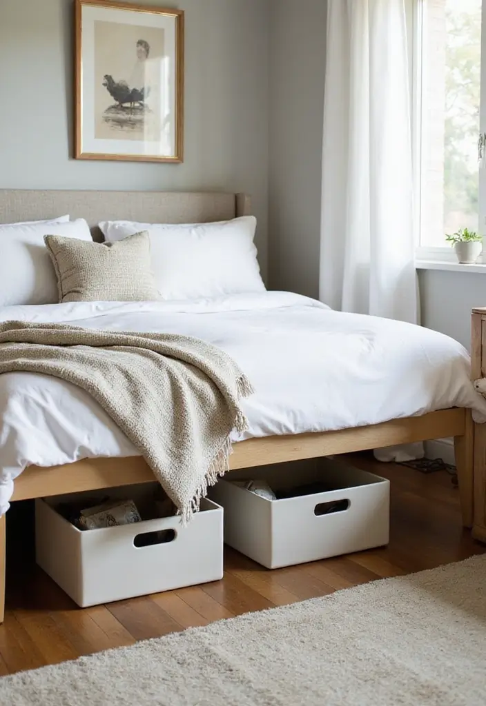 21 Brilliant Storage Ideas for Small Spaces You Wish You Knew Sooner! - 2. Under-Bed Storage Solutions