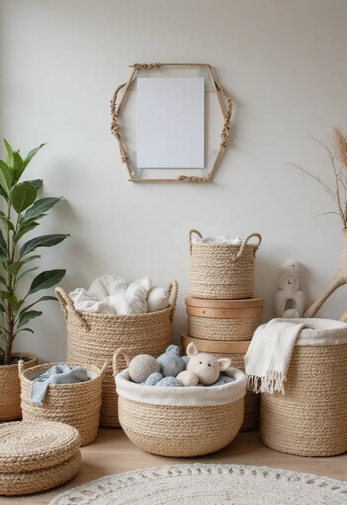 21 Brilliant Storage Ideas for Small Spaces You Wish You Knew Sooner! - 6. Stylish Baskets and Boxes