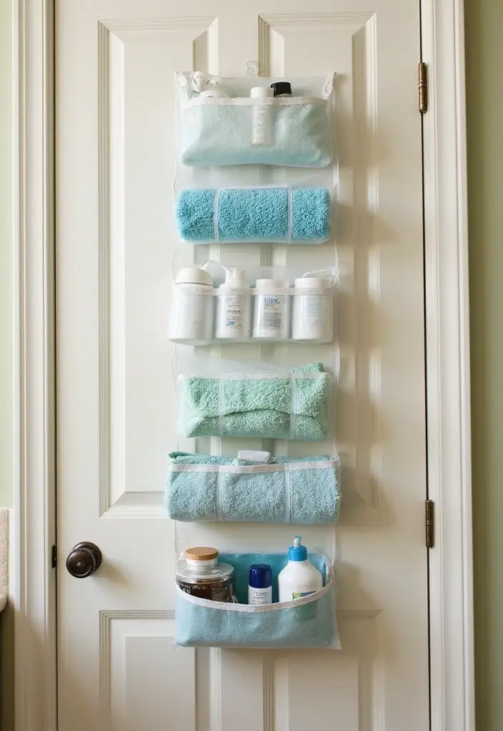 24 Bathroom Storage Hacks for Tiny Spaces That Will Change Your Life! - 1. Over-the-Door Organizers