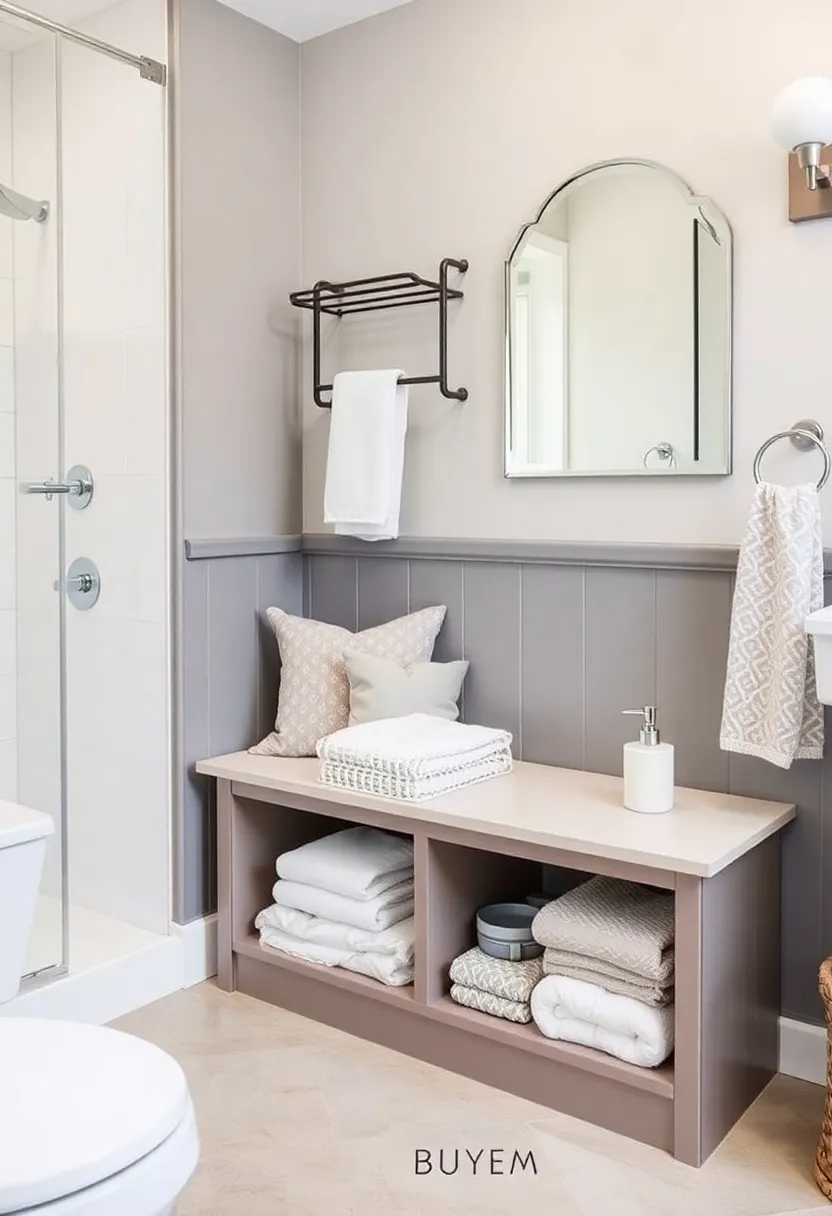 24 Bathroom Storage Hacks for Tiny Spaces That Will Change Your Life! - 20. Space-Saving Bathroom Furniture