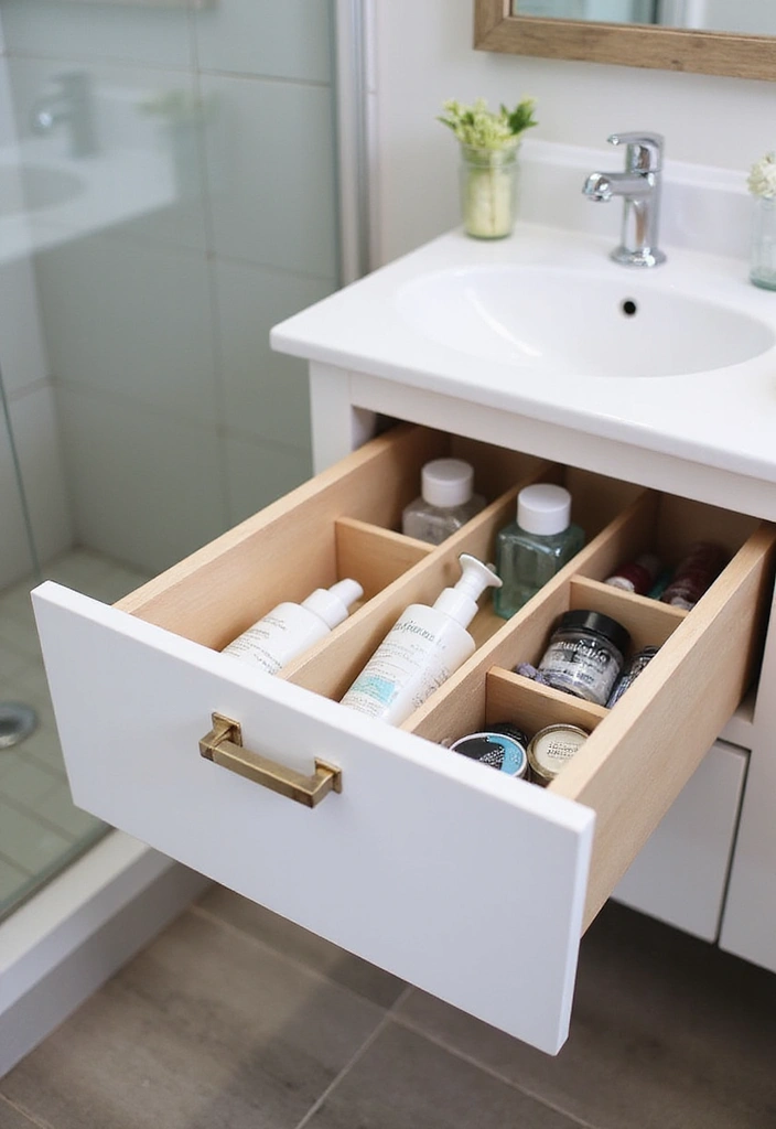 24 Bathroom Storage Hacks for Tiny Spaces That Will Change Your Life! - 7. Drawer Dividers
