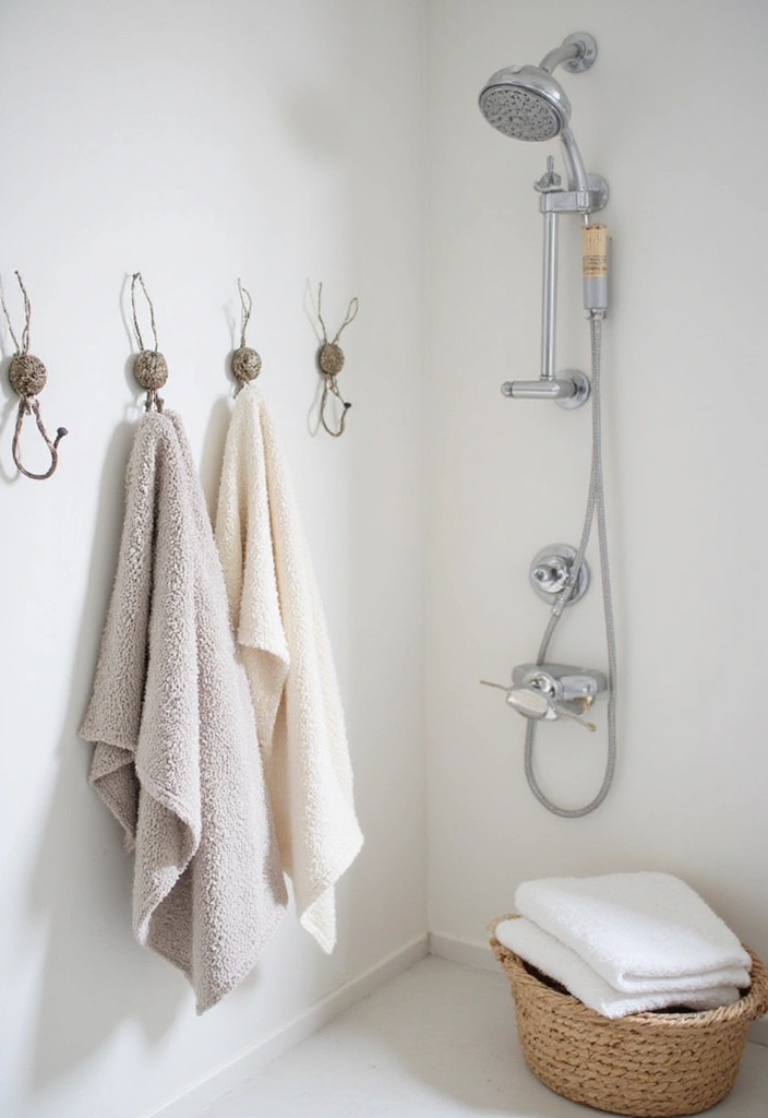 24 Bathroom Storage Hacks for Tiny Spaces That Will Change Your Life! - 9. Shower Hooks for Storage