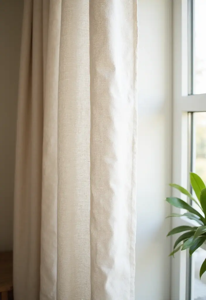 24 Living Room Curtains That Will Transform Your Space Into a Cozy Retreat! - 1. Soft Linen Curtains