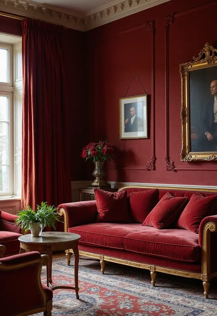 24 Living Room Curtains That Will Transform Your Space Into a Cozy Retreat! - 4. Elegant Velvet Drapes