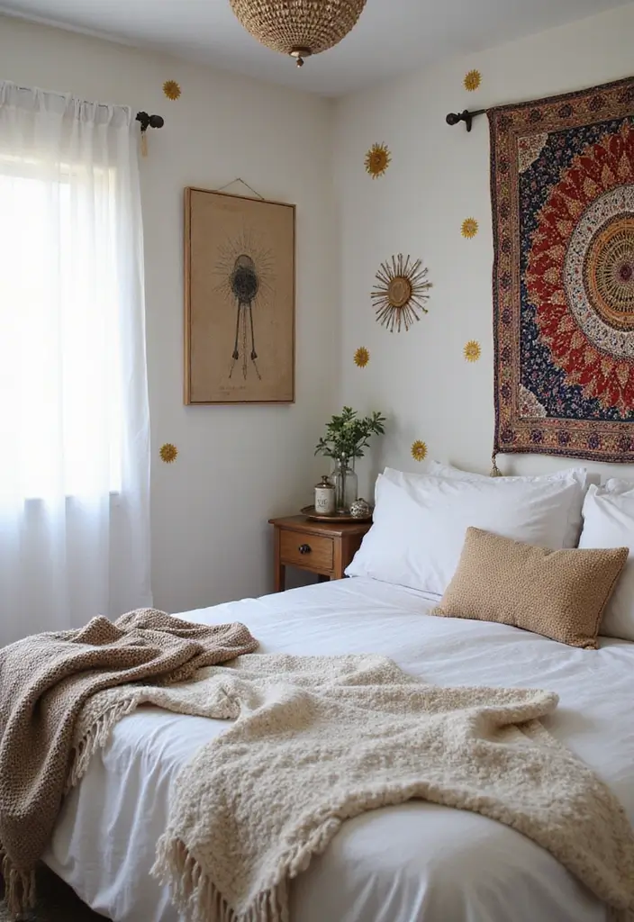 25 Aesthetic Small Bedroom Ideas That Maximize Space and Style (You Won't Believe #10!) - 9. Creative Wall Décor