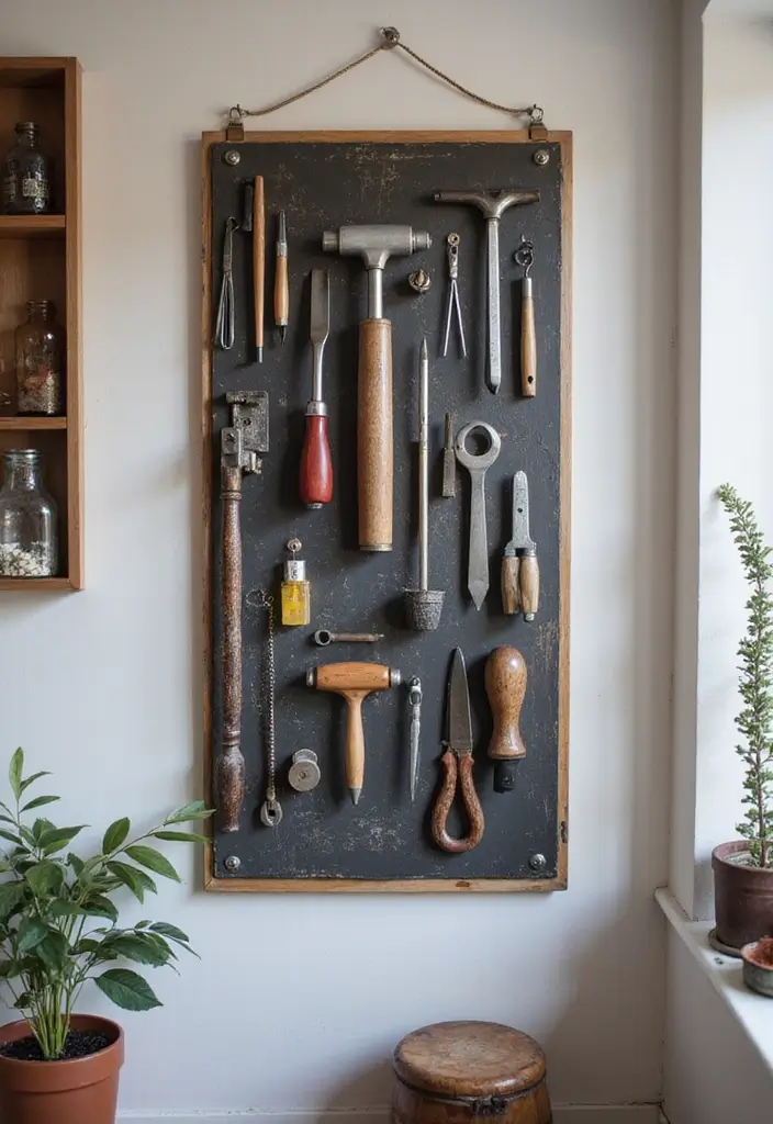 25 Artistic Storage Ideas That Will Transform Your Artist Bedroom Aesthetic! - 7. Magnetic Strip for Tools