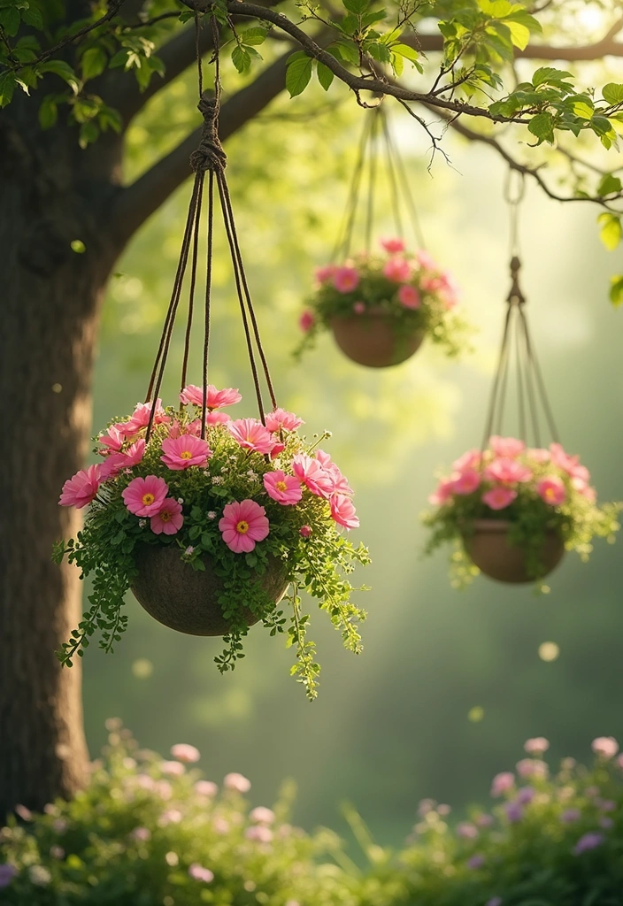 25 Best Outdoor Decor Ideas for Quality Family Time (You Won't Believe #8!) - 10. Hovering Planters