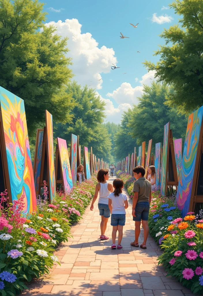 25 Best Outdoor Decor Ideas for Quality Family Time (You Won't Believe #8!) - 20. Outdoor Art Displays