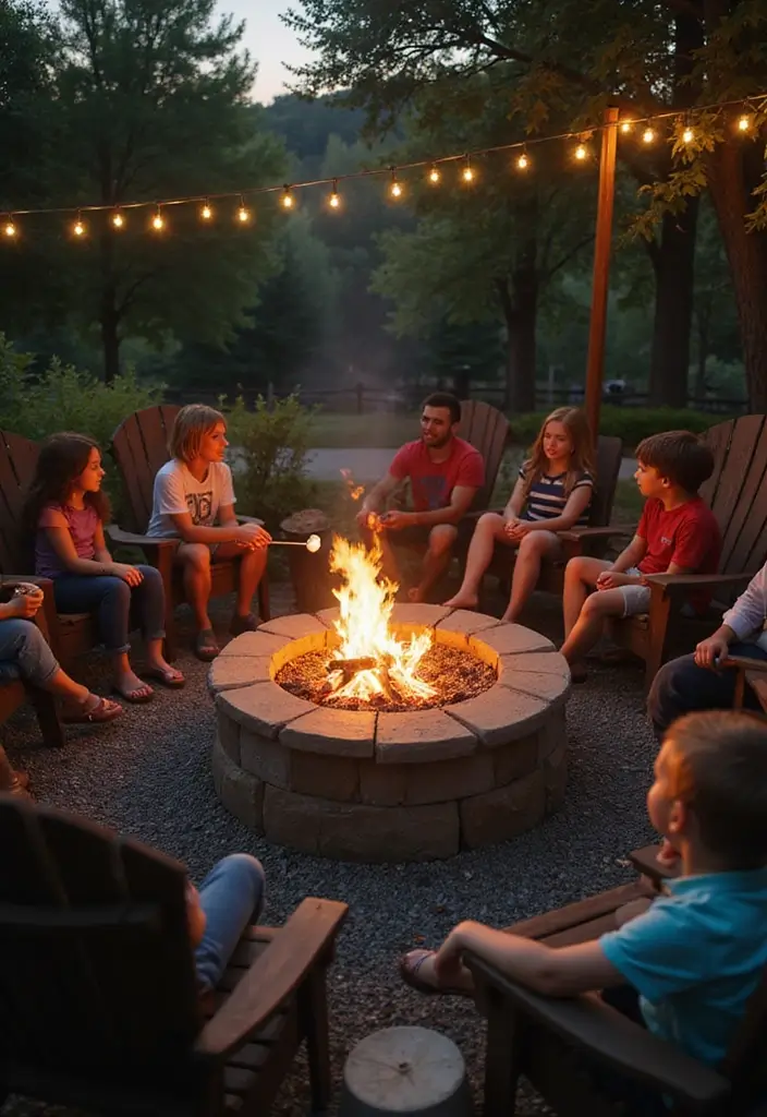 25 Best Outdoor Decor Ideas for Quality Family Time (You Won't Believe #8!) - 7. Fire Pit Fun