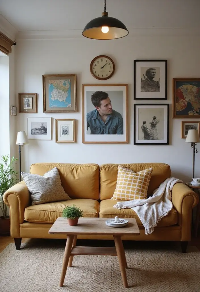 25 Boho Mid Century Modern Living Room Ideas You'll Want to Steal! - 14. Personalized Touches