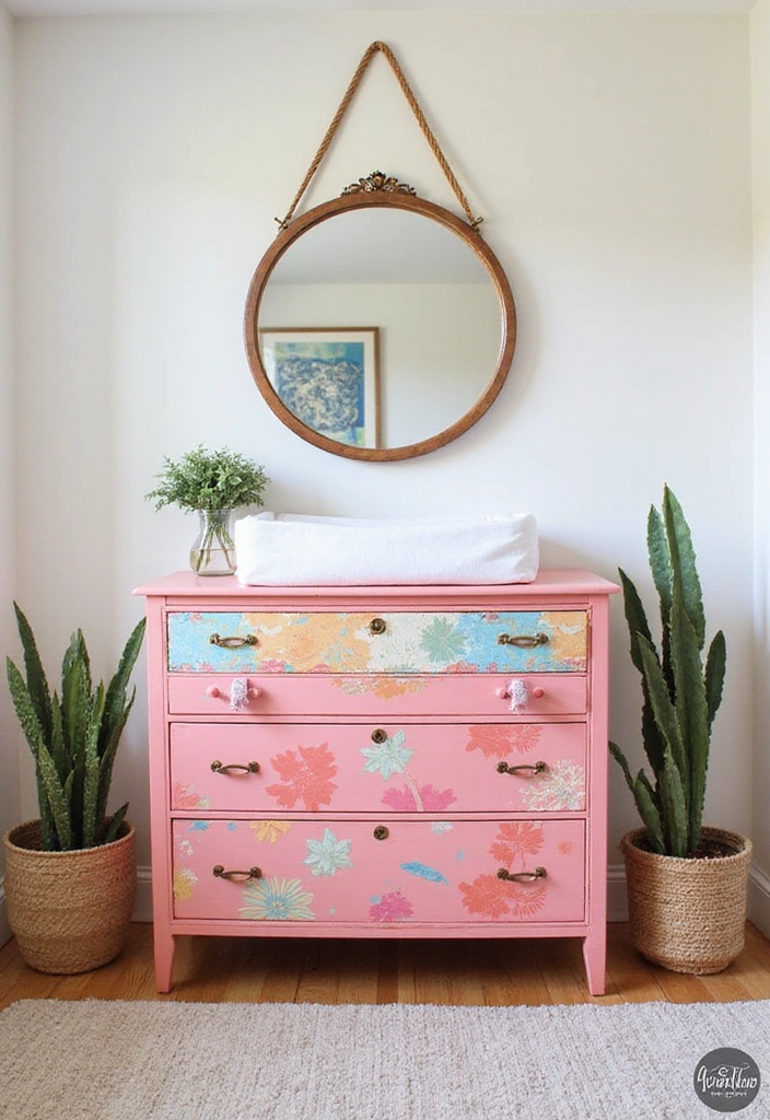 25 Budget-Friendly Nursery Room Decor Ideas (You Won't Believe How Cute #3 Is!) - 2. Upcycled Furniture