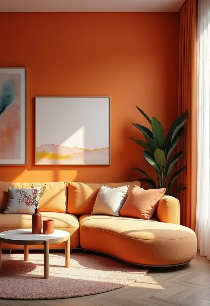 25 Cozy Modern Living Room Design Ideas That'll Make You Want to Stay In! - 14. Bold Colors