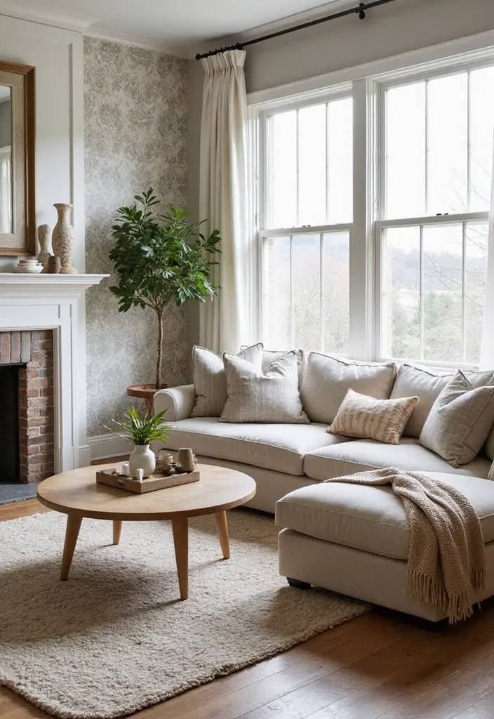 25 Cozy Modern Living Room Design Ideas That'll Make You Want to Stay In! - 18. Wall Treatments