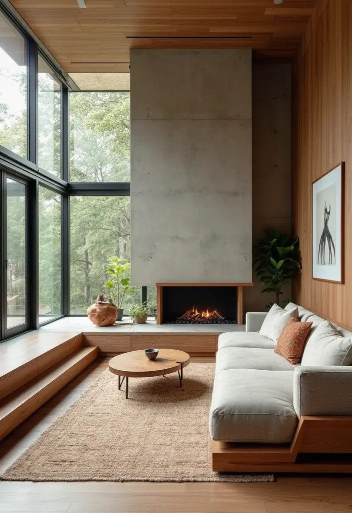 25 Cozy Modern Living Room Design Ideas That'll Make You Want to Stay In! - 25. Custom Built Furniture