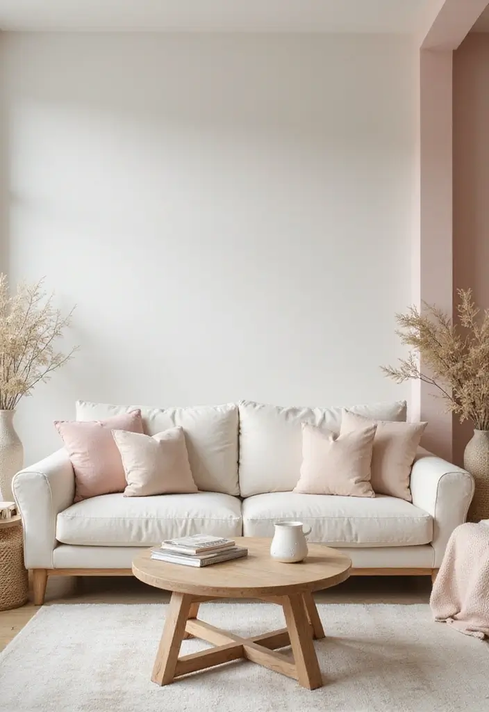 25 Cozy Modern Living Room Design Ideas That'll Make You Want to Stay In! - 4. Soft Pastels
