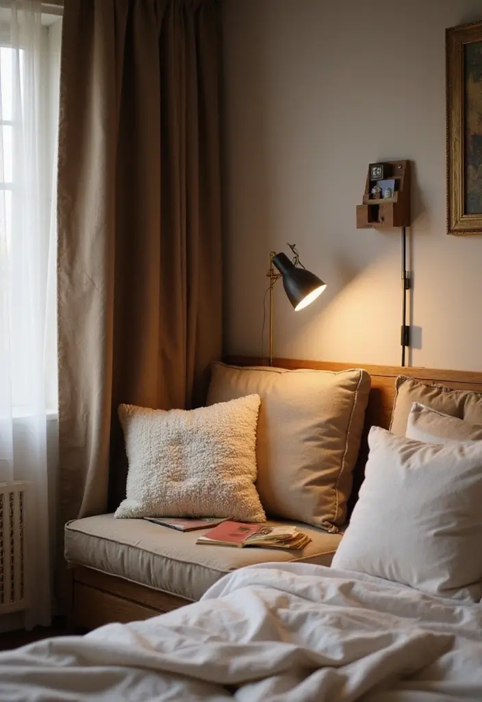 25 DIY Bedroom Decor Ideas That Will Transform Your Space on a Budget! - 17. Cozy Reading Nook