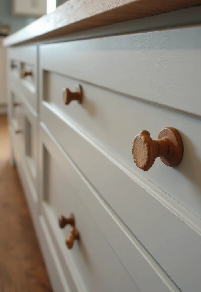 25 DIY Kitchen Cabinet Organization Ideas that Will Change Your Life! - 8. Drawer Pulls with Purpose