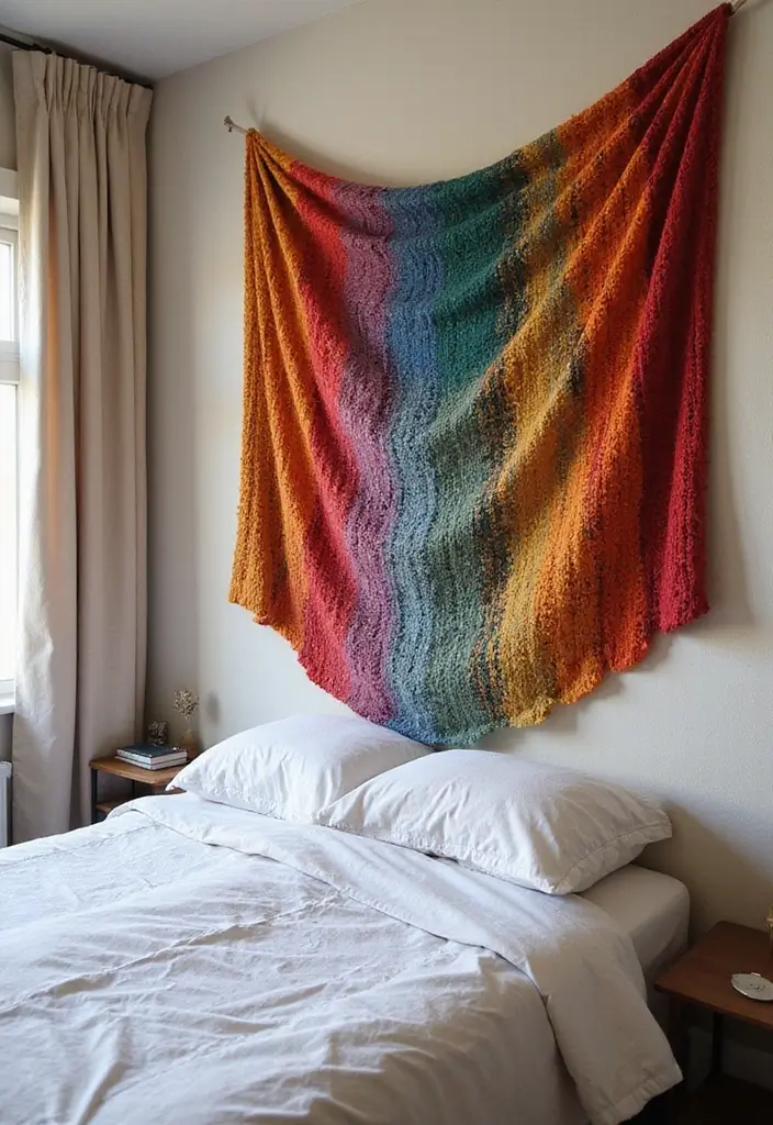 25 DIY Room Decor Ideas for Teens That Will Transform Your Space (You Won't Believe #13!) - 5. Fabric Wall Hangings