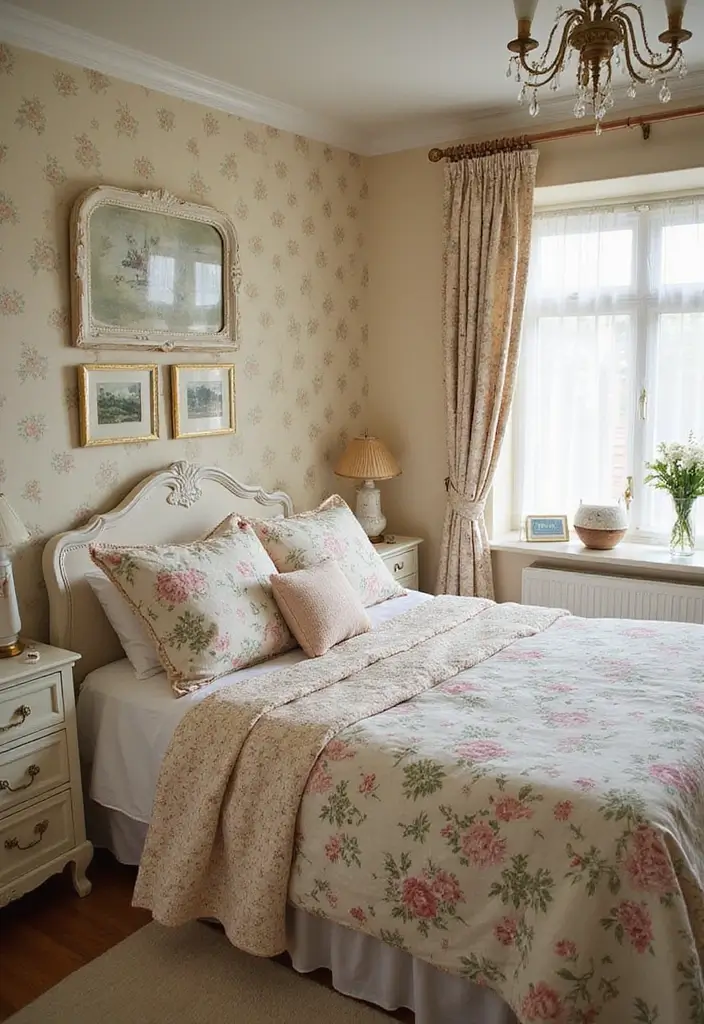 25 Dream Home Bedroom Designs That Will Make You Want to Stay in Bed All Day! - 11. Cottage Charm