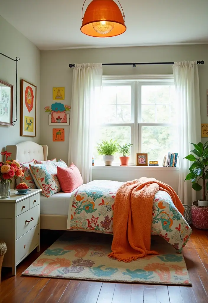 25 Dream Home Bedroom Designs That Will Make You Want to Stay in Bed All Day! - 15. Bright and Cheerful