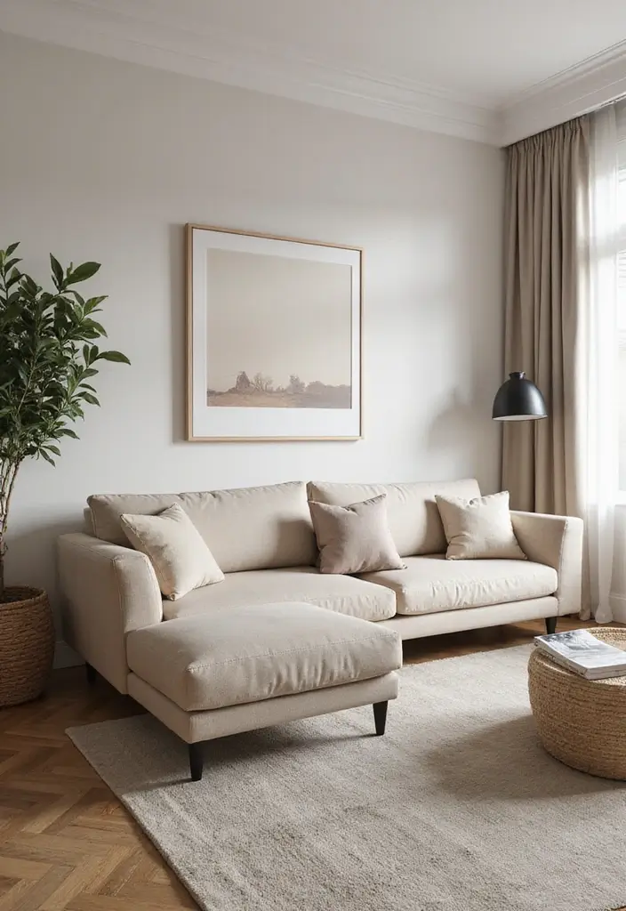 25 Genius Space-Saving Hacks for Your Living Room You’ll Wish You Knew Sooner! - 13. Invest in Slim Furniture