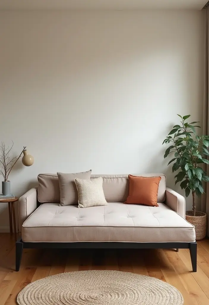 25 Genius Space-Saving Hacks for Your Living Room You’ll Wish You Knew Sooner! - 6. Convertible Sofa Beds